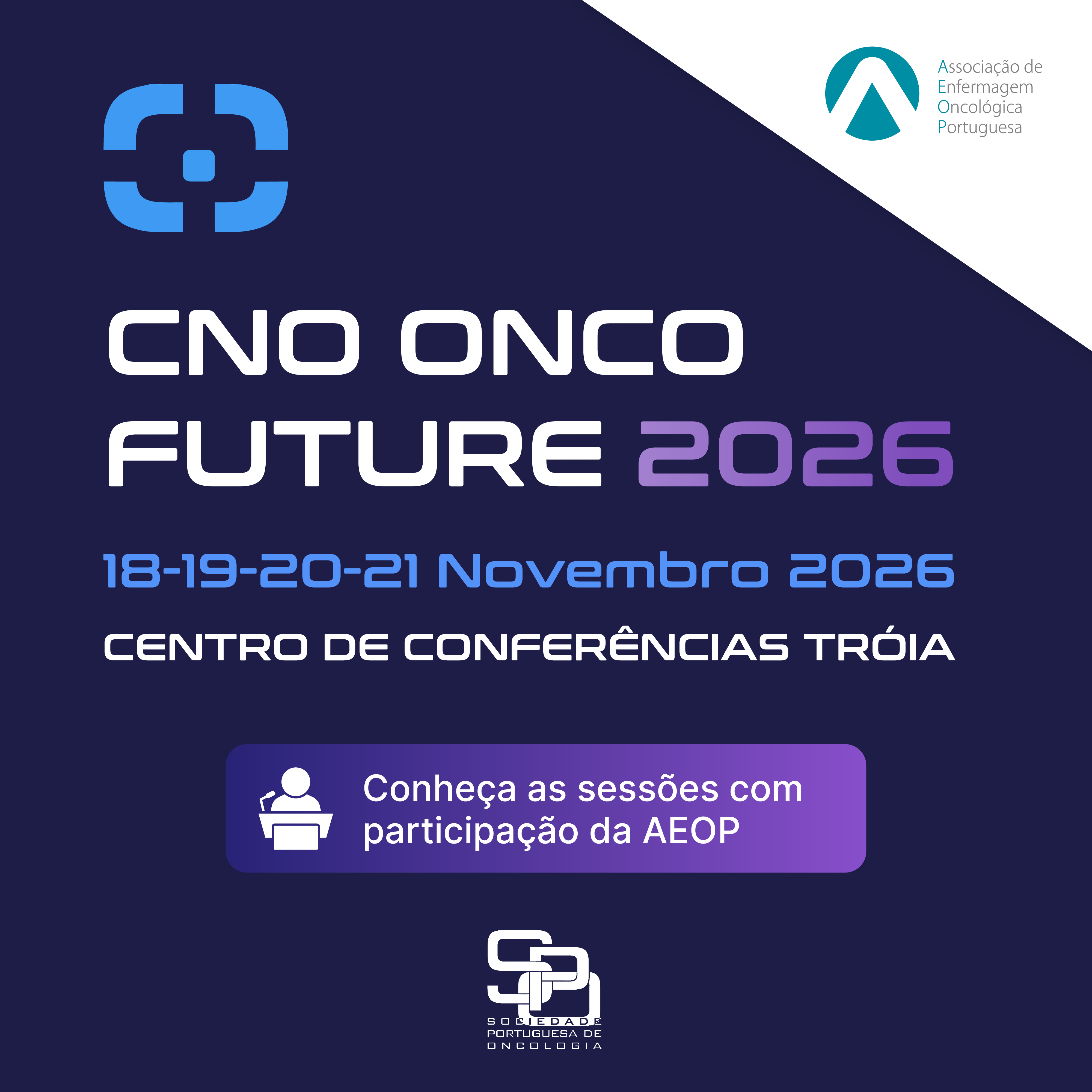 AEOP participa no 23.º Congresso Nacional de Oncologia – CNO Onco Future 2026