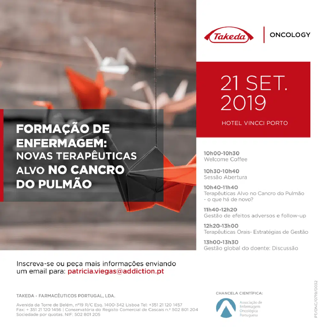 Logos Formações_Formação de Enfermagem - novas terapêuticas alvo no cancro do pulmão